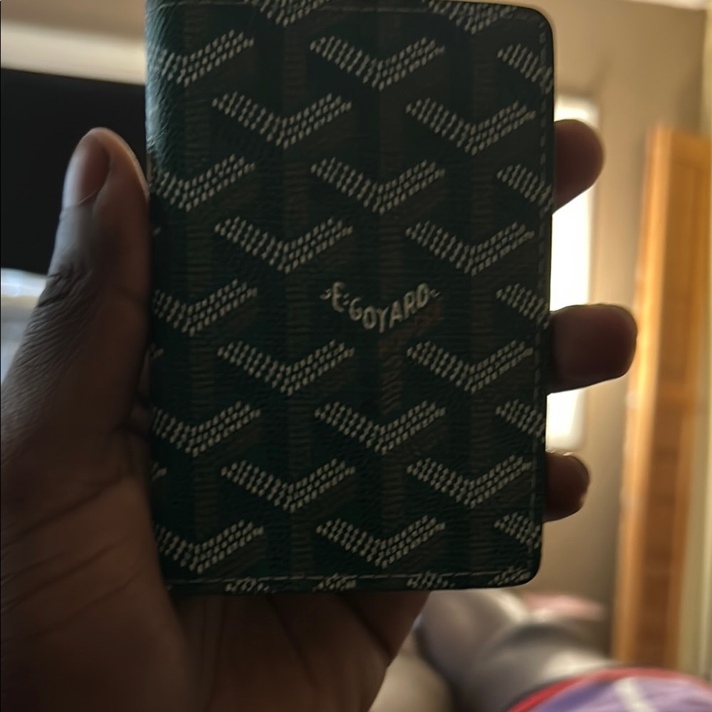 Goyard Green Leather Wallet